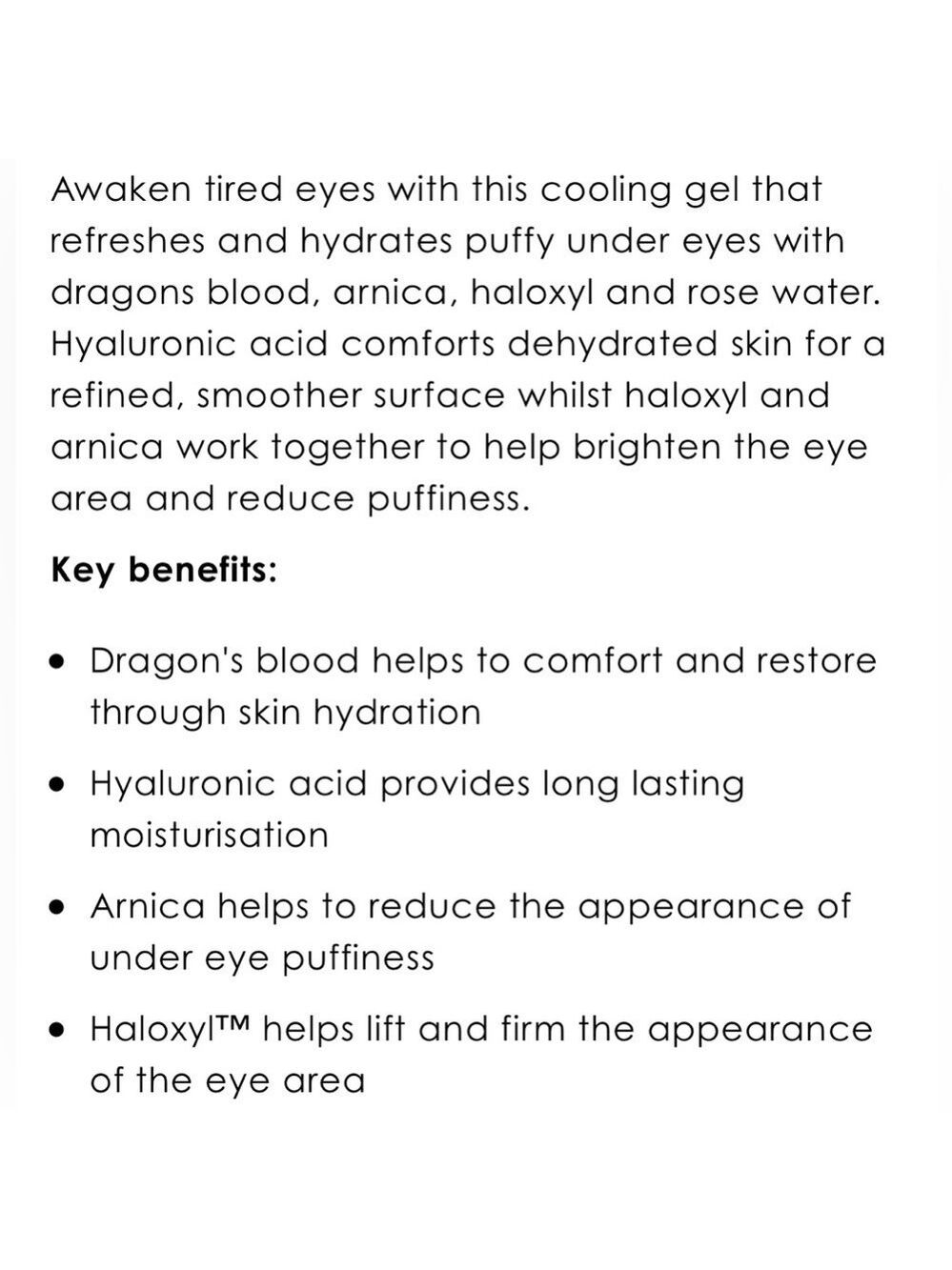 RODIAL Dragons Blood Eye Gel | NEW | Hydrate & Tone | 15mL - Picture 5 of 12